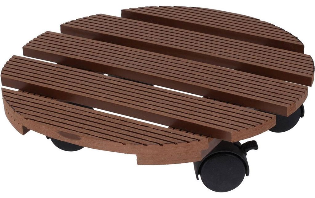 ProGarden Pflanzenroller Rund 29 cm Braun Produktbild 