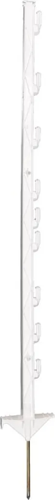 Piquet plastique Gallagher Vario 1m blanc avec supports isolateurs multiples