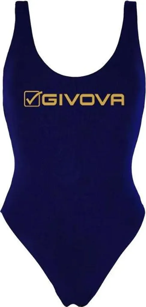 Maillot de bain de sport femme bleu Givova idéal pour aquagym et club