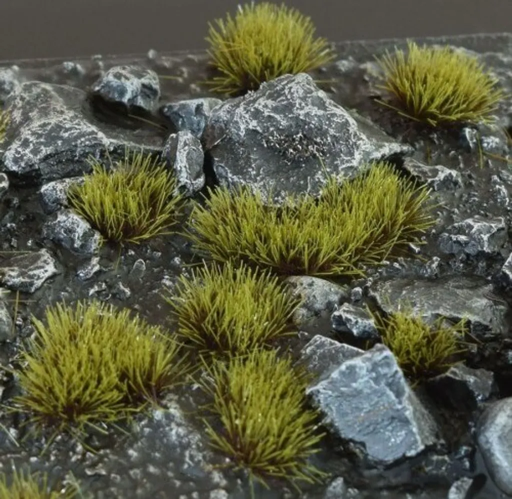 Herbe Tufts Swamp 4mm sauvage : touffes réalistes pour socles 28mm