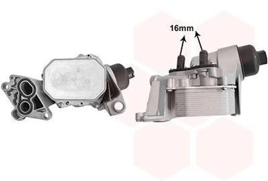 Radiateur d'huile VAN WEZEL 43013721 contre la surchauffe moteur OPEL