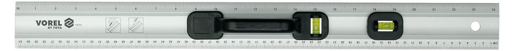 VOREL 19770 cirterio 600 mm Hliník, polyvinylchlorid (PVC) Obrázok produktu 