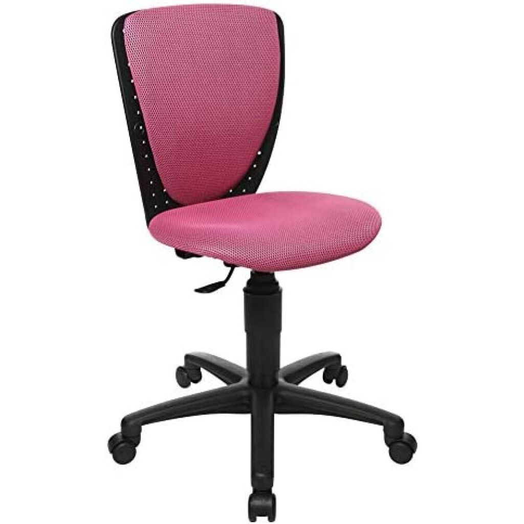 Topstar Kinderdrehstuhl High S'cool , 70570BB10 pink, schwarz Stoff