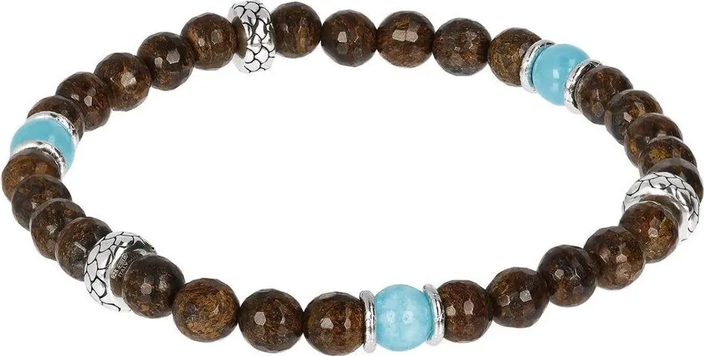 Bracelet Femme Albert M. WSOX00156.B en Argent 925 et Pierres Noires