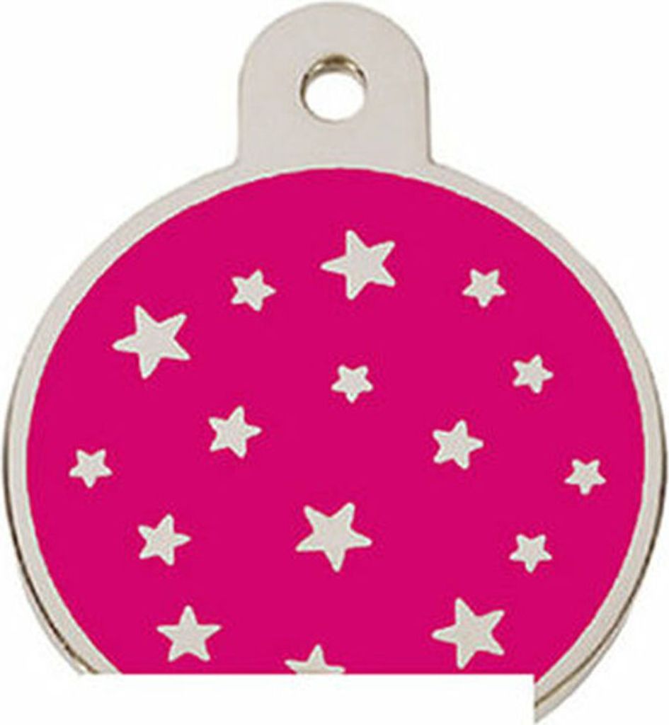 Identifikationsschild Imarc PetScribe Passion Rosa Silberfarben