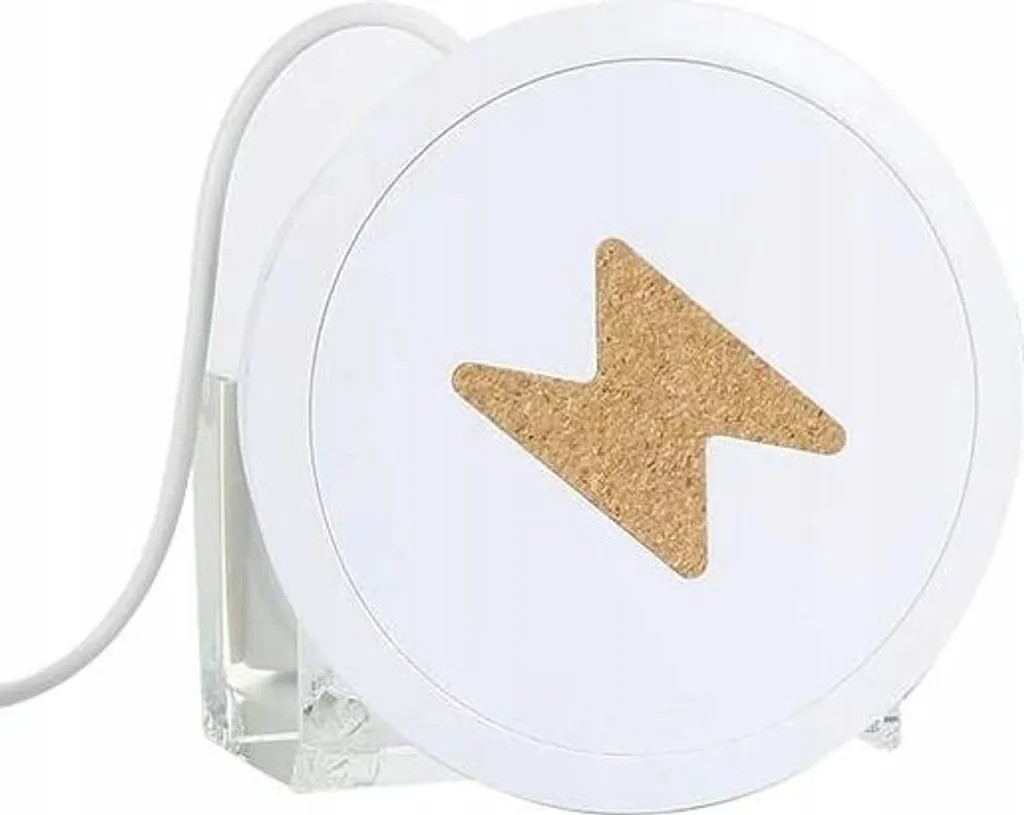 Caricatore Induttivo Da Tavolo Scaricabile + 2Xusb-Hub