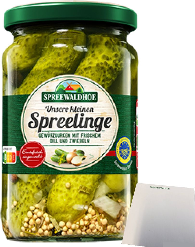 Spreewaldhof Spreelinge Gewürzgurken feine Auslese (330g Produktbild 