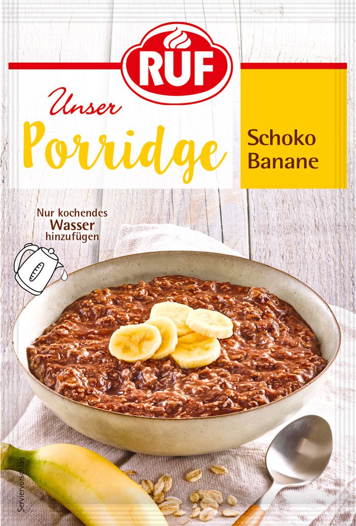 RUF 4384655001 RUF PORRIDGE SCHOKO BANANE 65,0 g Immagine del prodotto 