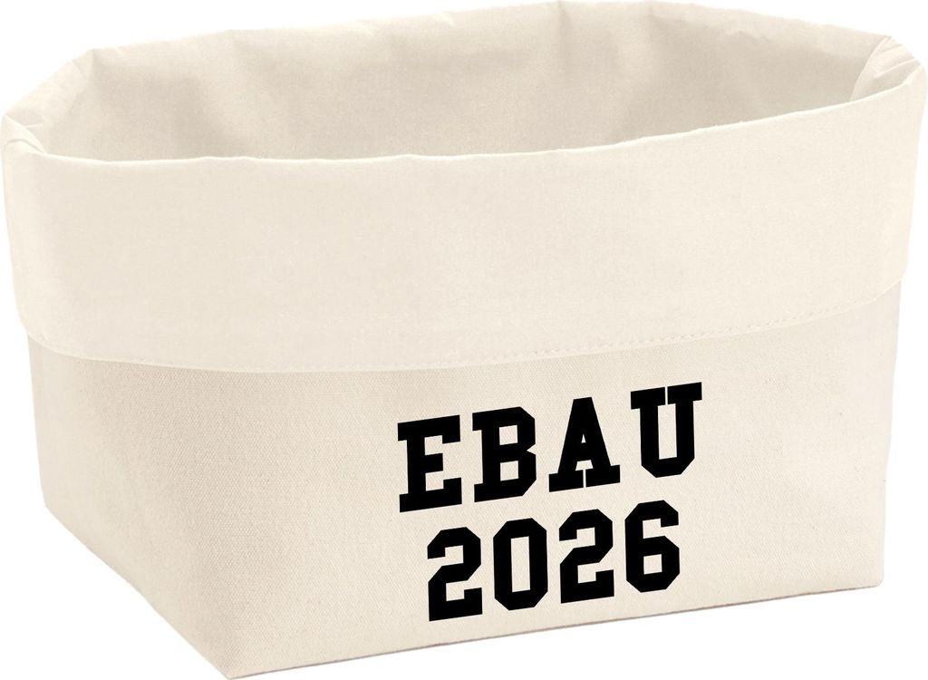 Huuraa Organizer EBAU 2026 Abschluss Spanien 8 Liter Large Canvas Baumwolle Utensilo Geschenkidee