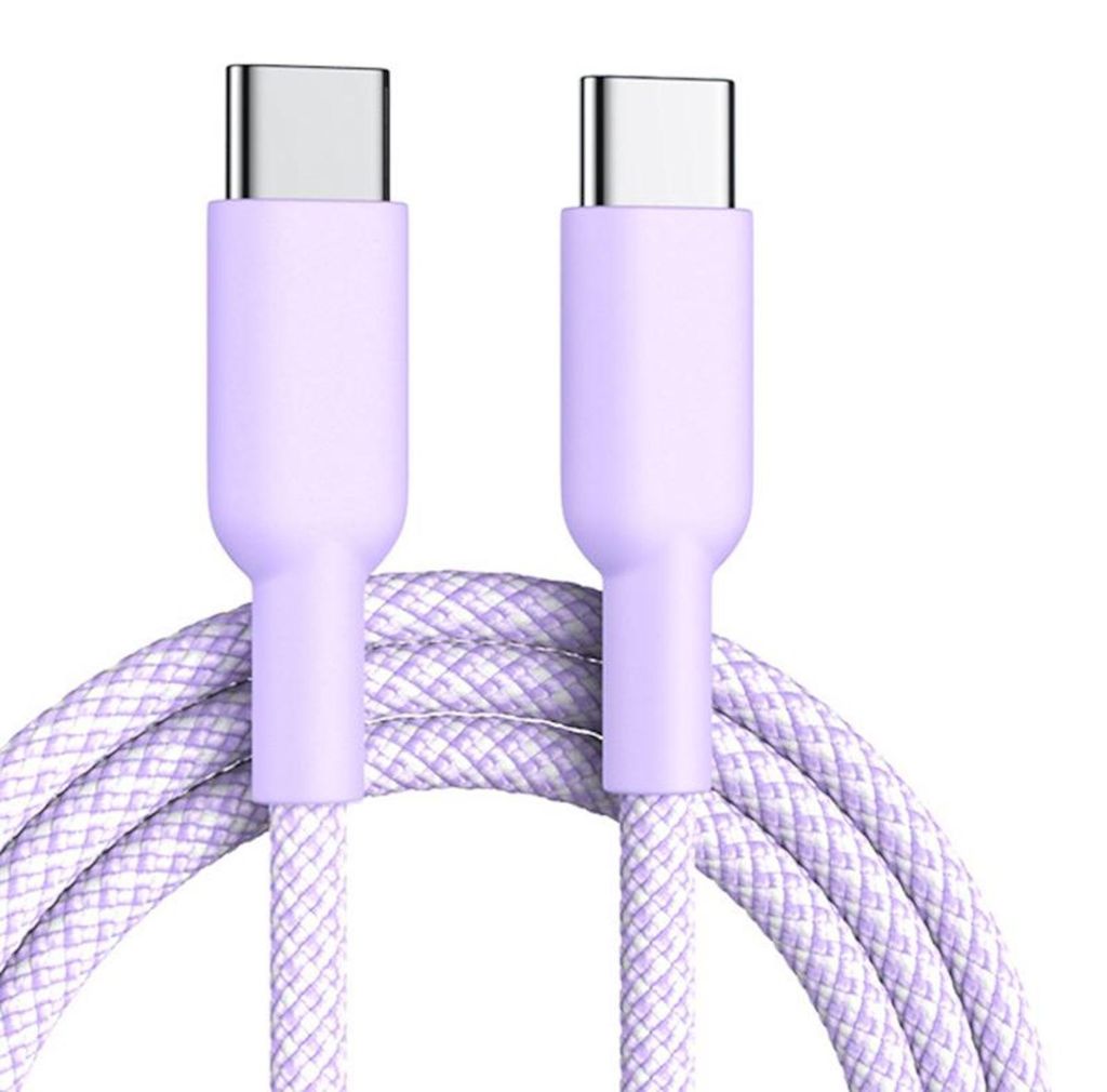 USB C Ladekabel 60W Schnellladung Nylon Datenkabel 2 Meter Produktbild 