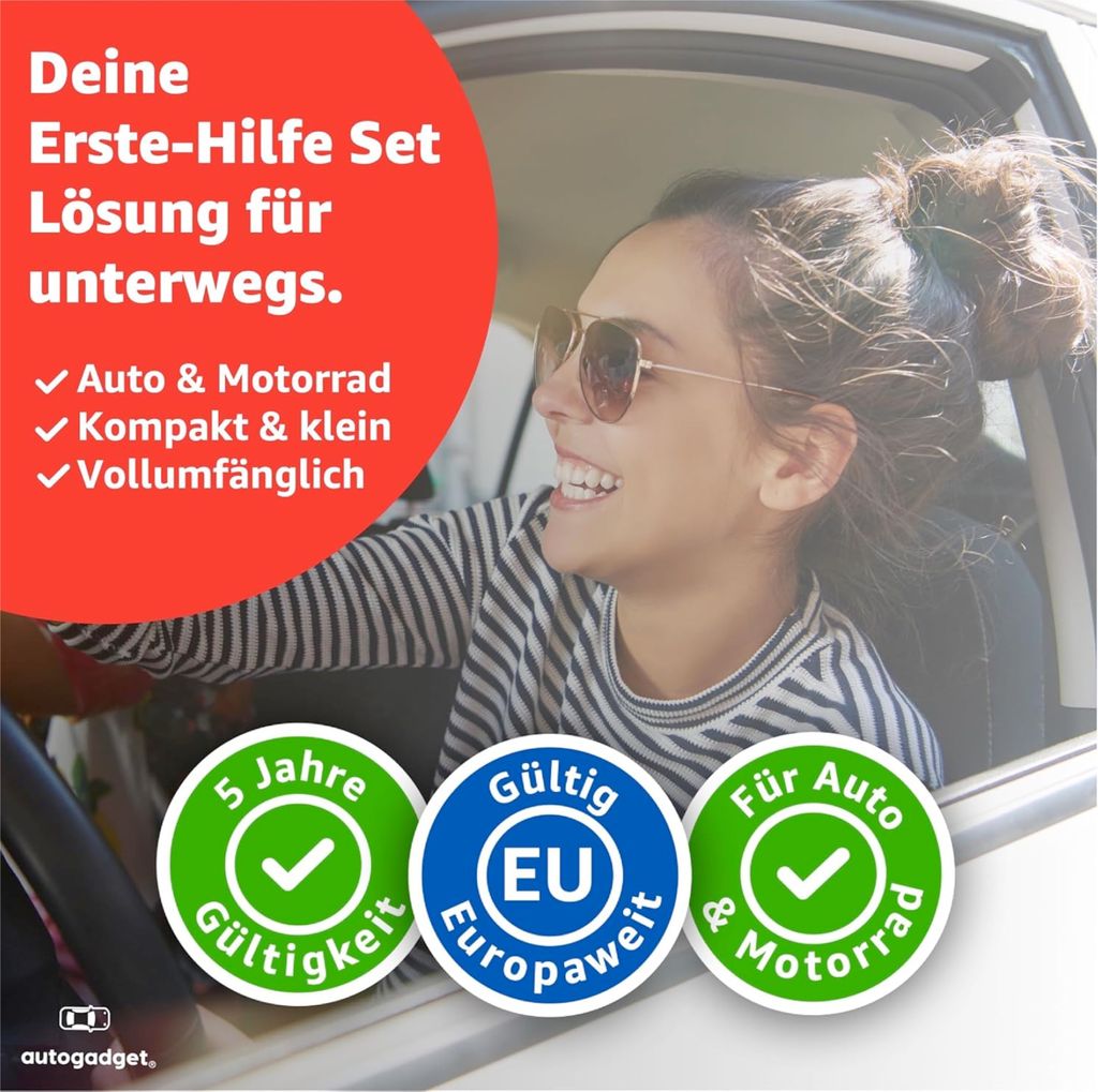 Erste-Hilfe-Set 3 in 1 - Auto Erste Hilfe Set 2025 - KFZ Produktbild 5