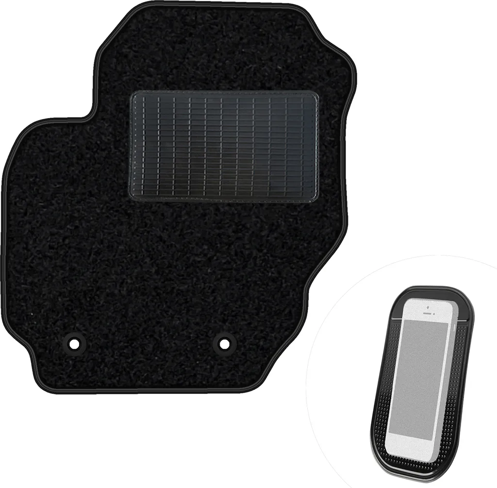 Tappetino Volvo V70 2011-2016 Velours Nero - Qualità moto-MOLTICO