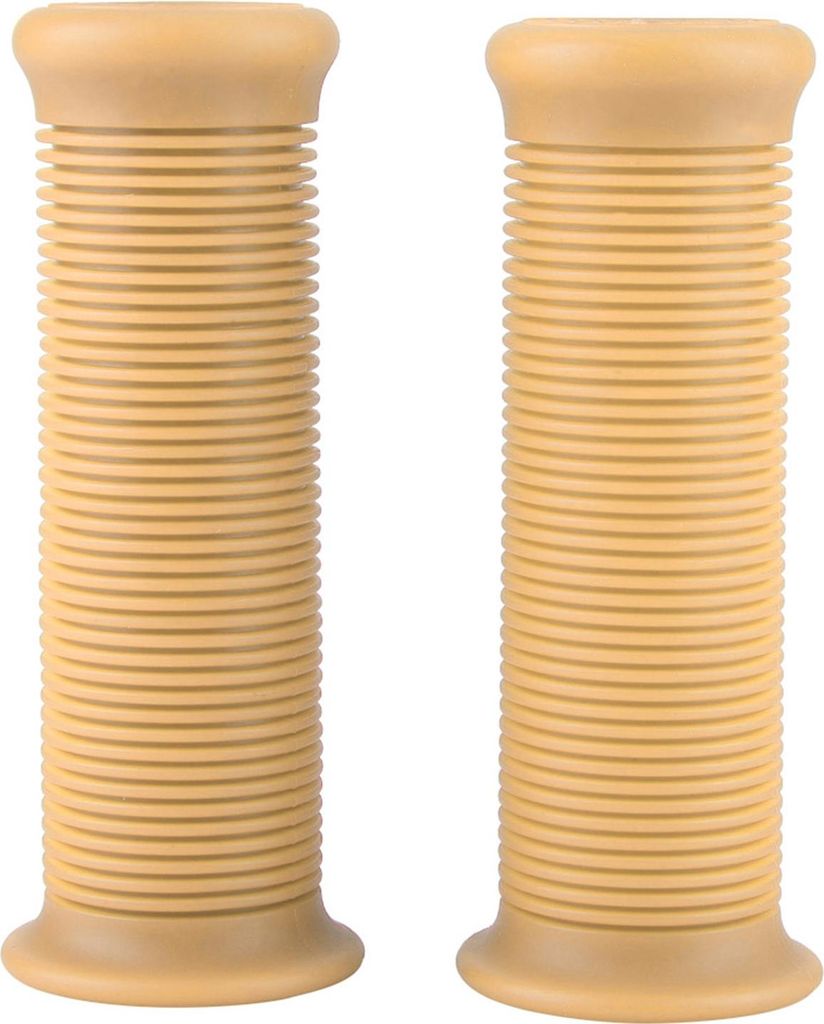 Paar von 1 Zoll 25 mm / 1,1 Zoll 28 mm Universal Motorrad Vintage TPU -Griff -Lenker Grip Beige