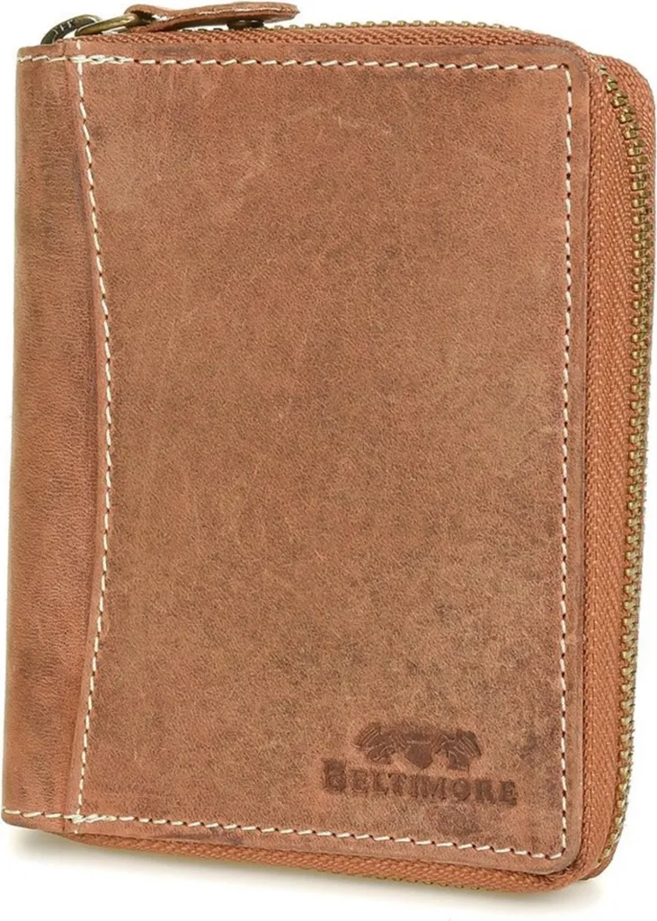 Portefeuille Beltimore G71 en Cuir Véritable pour Homme - Noir Classique
