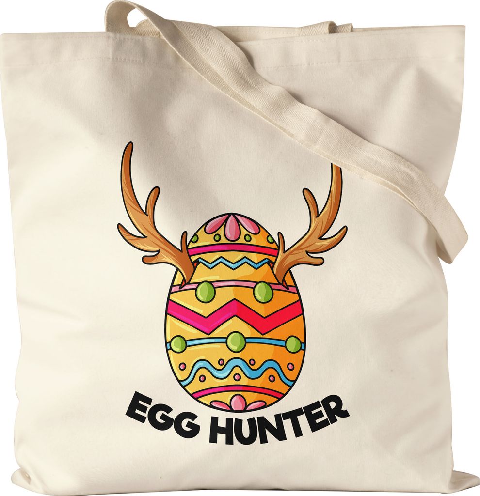 Egg Hunter Jutebeutel Stoffbeutel Canvas Osterei Ostern Geschenk Ostergeschenk Oster