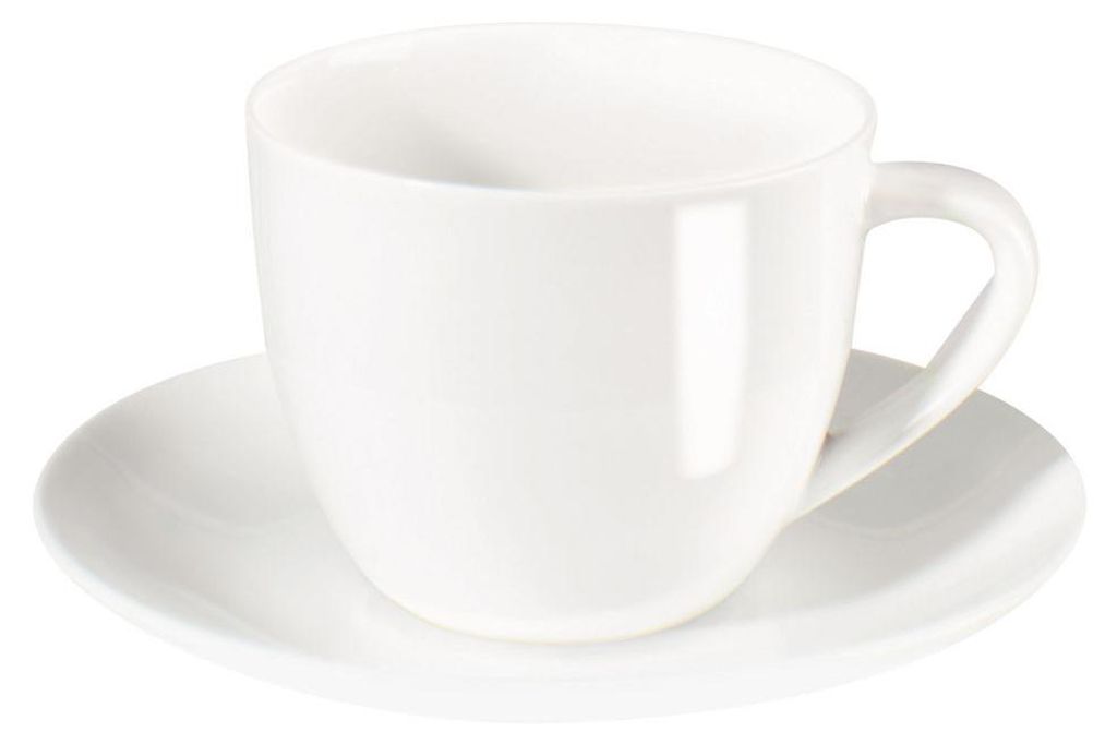 Tasse à cappuccino ASA A Table avec soucoupe, blanche, 250 Image du produit 