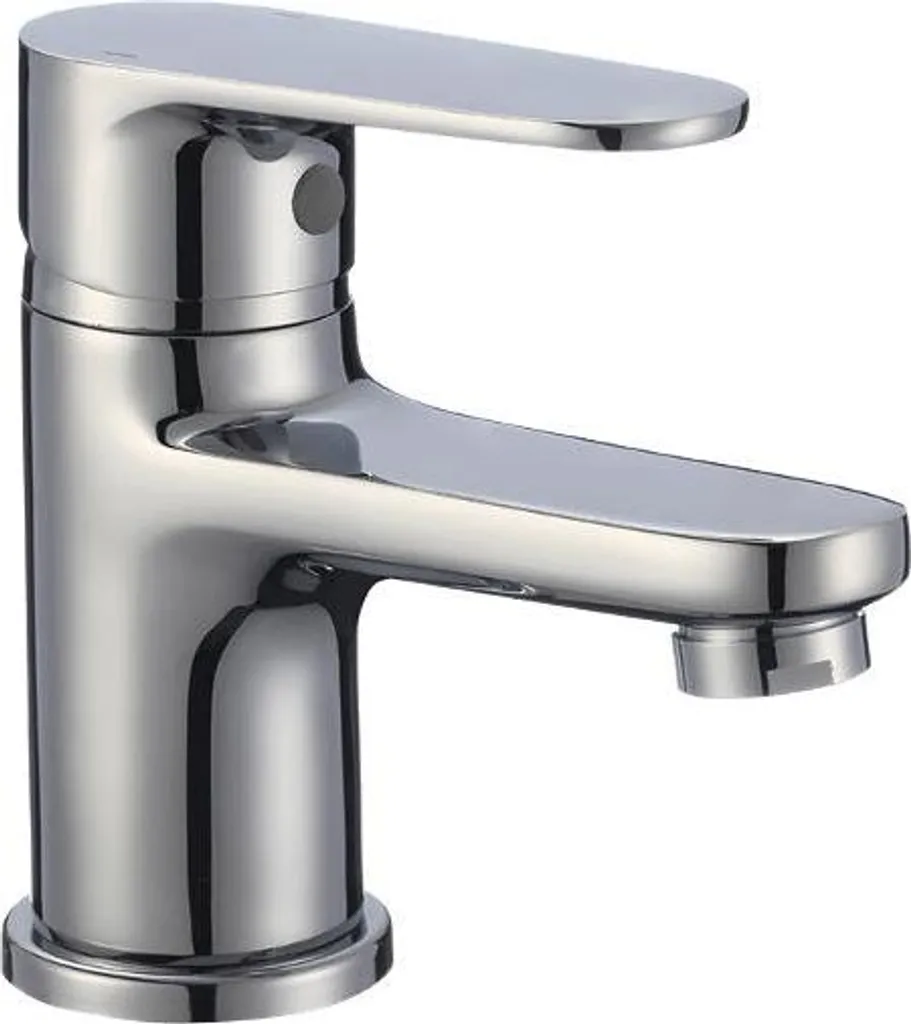 Rubinetto Lavabo Appoggio PANA Alto con Tappo | Miscelatore Bagno Moderno