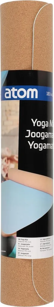 Tapis de yoga Liège 4 mm : fini les mains qui glissent durant l'effort