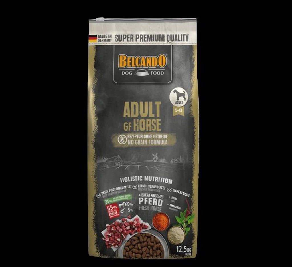 BELCANDO Adult GF Horse, 12,5 kg Hunde-Trockenfutter