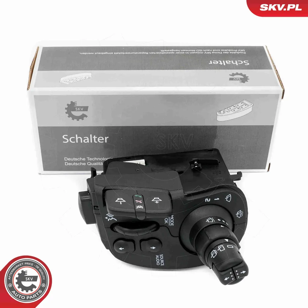 Commodo de phare et clignotant pour Renault Clio 3 et Kangoo Express FW0