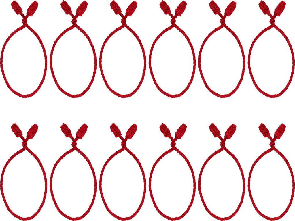 12 Stück Weihnachtsgirlanden-Bänder, 50 cm lang, wiederverwendbar, flexibel, zum Aufhängen von Kränzen, zum Befestigen an Geländern, Treppen, ...