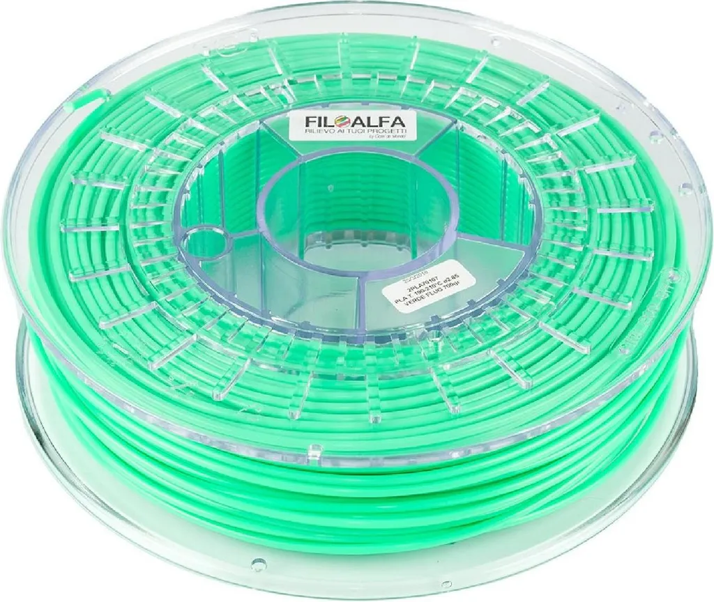 Filament 3D PLA Vert FILOALFA 700g pour Imprimante FDM Haute Fidélité