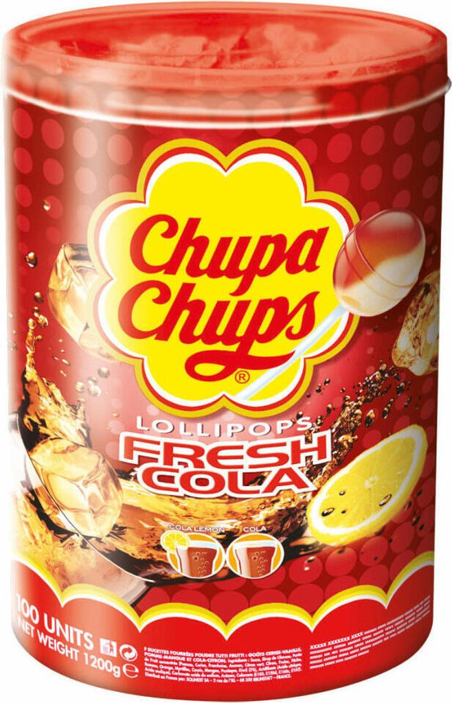 100 Chupa Chups Cola Lutscher UPE/Stück -,30 Produktbild 