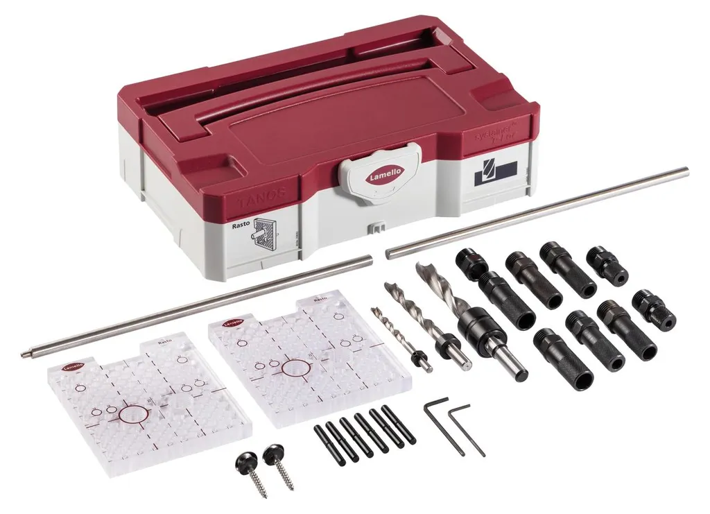 Fini les perçages décalés avec le Kit Lamello Rasto Duo et son Systainer