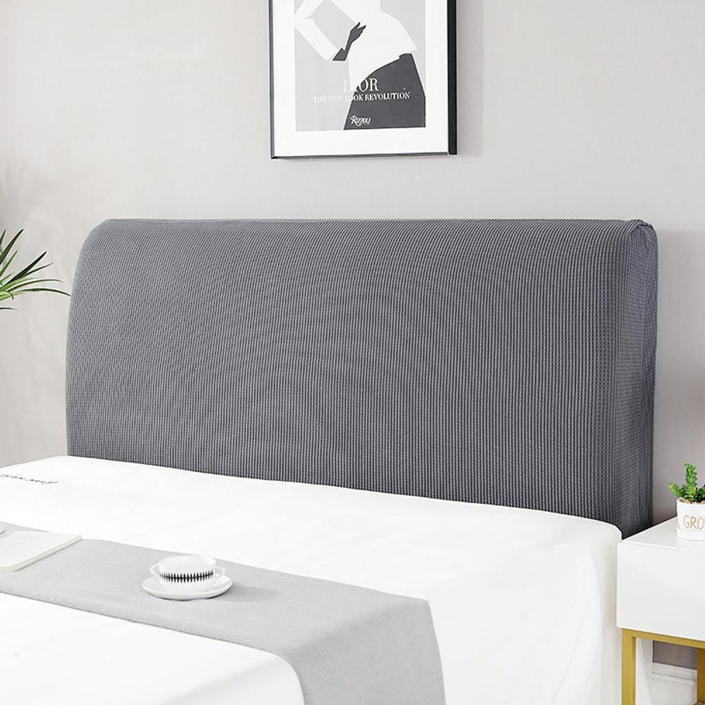 Bettkopfteilbezüge, Kopfteilbezug, Komplett-Kopfteilbezug, dehnbarer Kopfteilbezug, Bettkopfteilbezug, Gummizug für gepolsterte Schlafzimmerkopft...