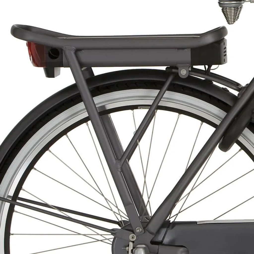 Porte-bagages arrière Cortina E-U4 Gris Mat pour vélo électrique