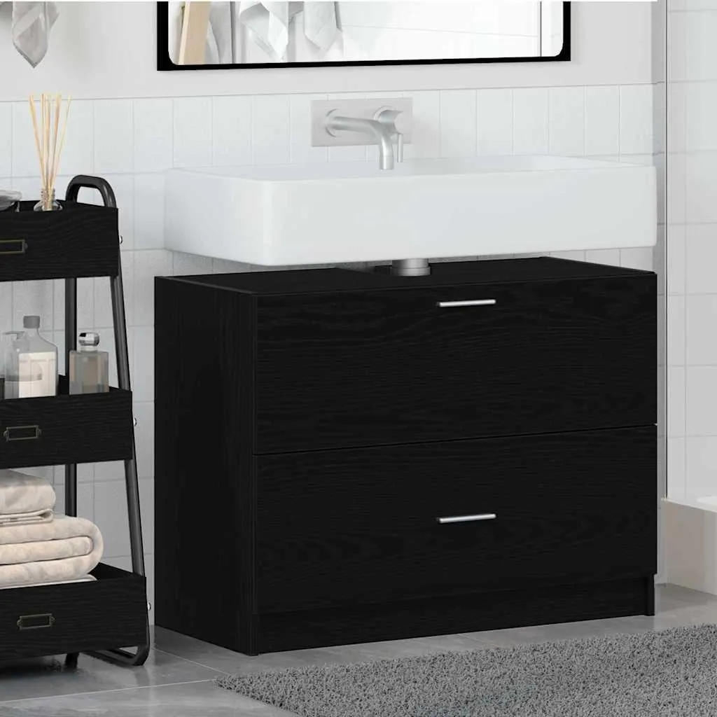 Maison Exclusive Rovere Nero: Il Mobile Bagno dei Tuoi Sogni 78x37x59