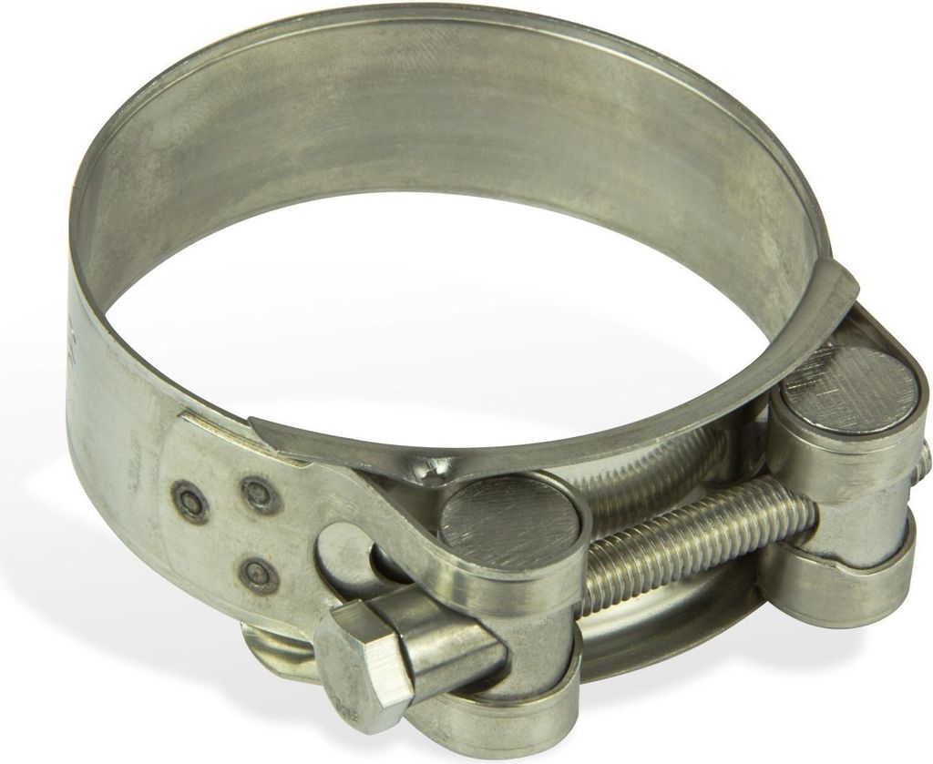 Stahl Schlauchklemme 52-55mm W1 Gelenkbolzenschelle Schlauchschelle verzinkt