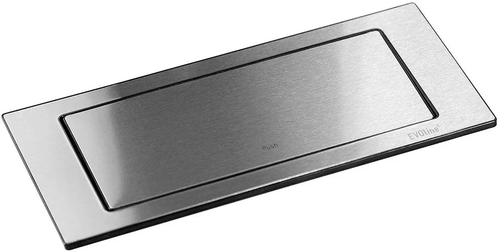 Bloc Multiprise Encastrable Inox Evoline Backflip Double Rotation - 20