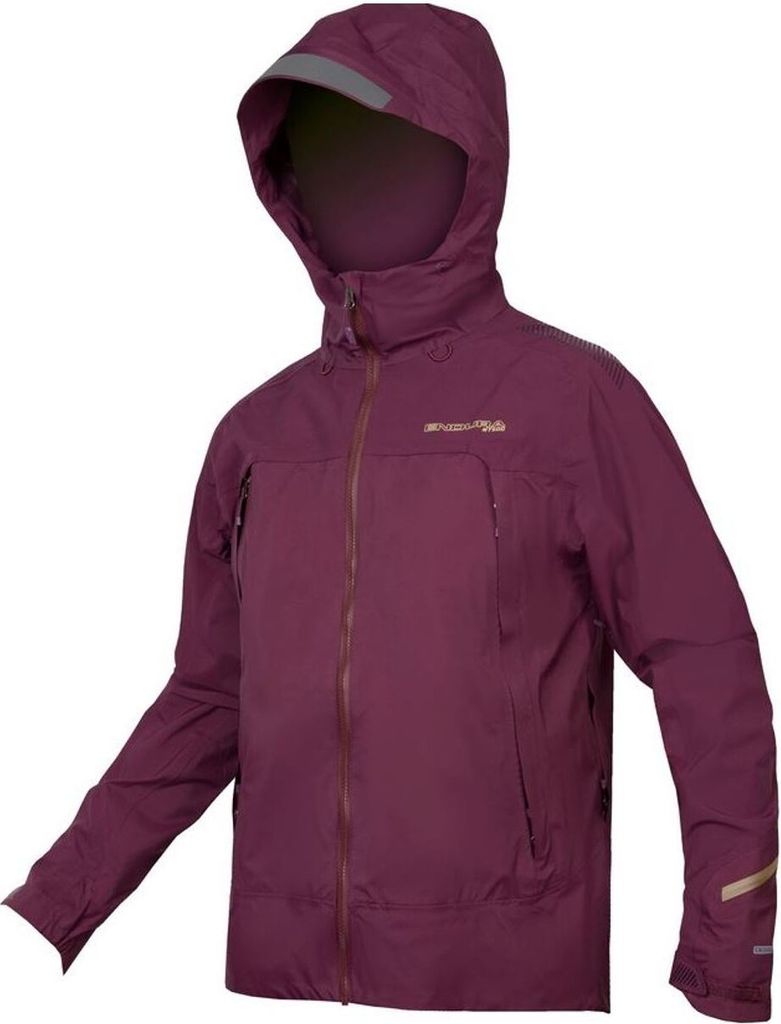 Endura Herren MT500 Waterproof Jacke Aubergine : XL Größe: XL