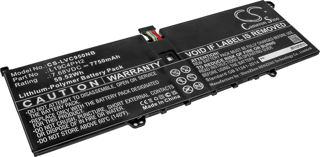 Batterie Lenovo Yoga C950 Techtek : Solution pour panne batterie L19C4PH2