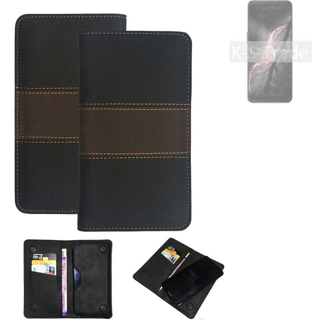 K-S-Trade Hülle Handyhülle kompatibel mit Lenovo Legion Y90 Schutzhülle Walletcase Bookstyle Tasche Schutz Case Handytasche Wallet Cover Kunstleder