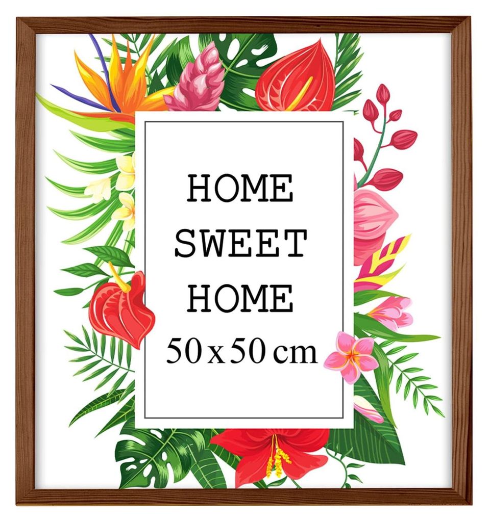 MG Design, rámček Braun, 50 x 50 cm – vyrobený z prírodného Obrázok produktu 