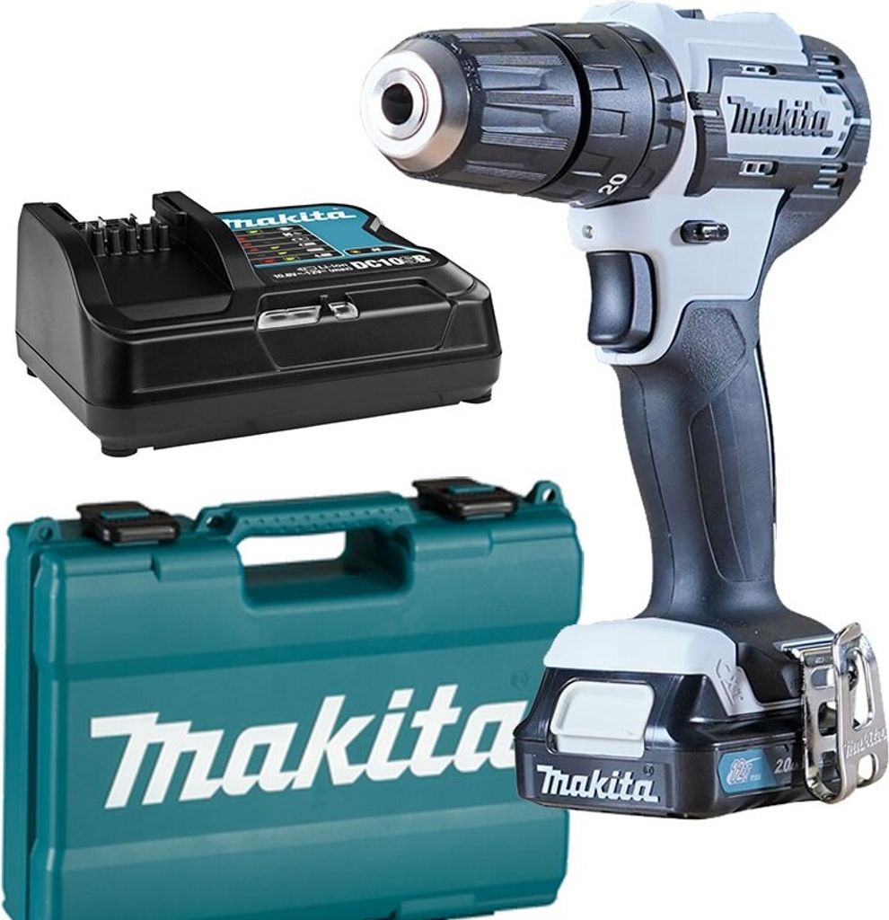 Makita HP333DSAW weiß Akku-Schlagbohrschrauber Produktbild 