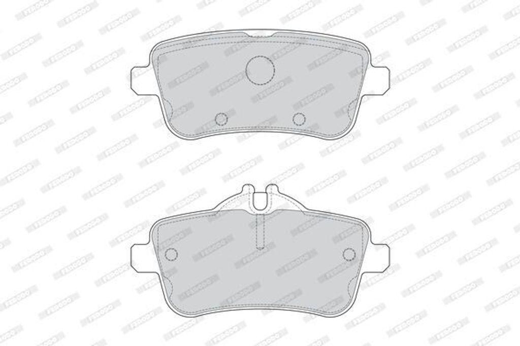 FERODO Bremsbeläge Satz Hinten passend für MERCEDES-BENZ A-Klasse (W176) FDB4701