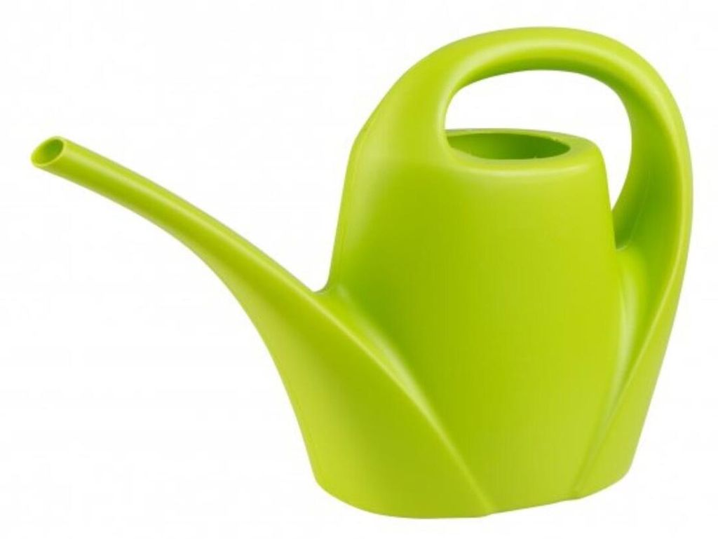greemotion Gießkanne, Blumengießkanne mit langem Ausgießer, Kunststoff, 1,5 l, Hellgrün