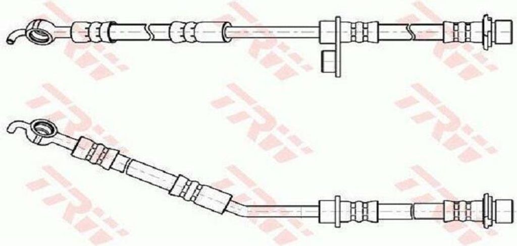 TRW PHD1055 Bremsschlauch für TOYOTA Yaris Schrägheck (P9) für DAIHATSU CHARADE