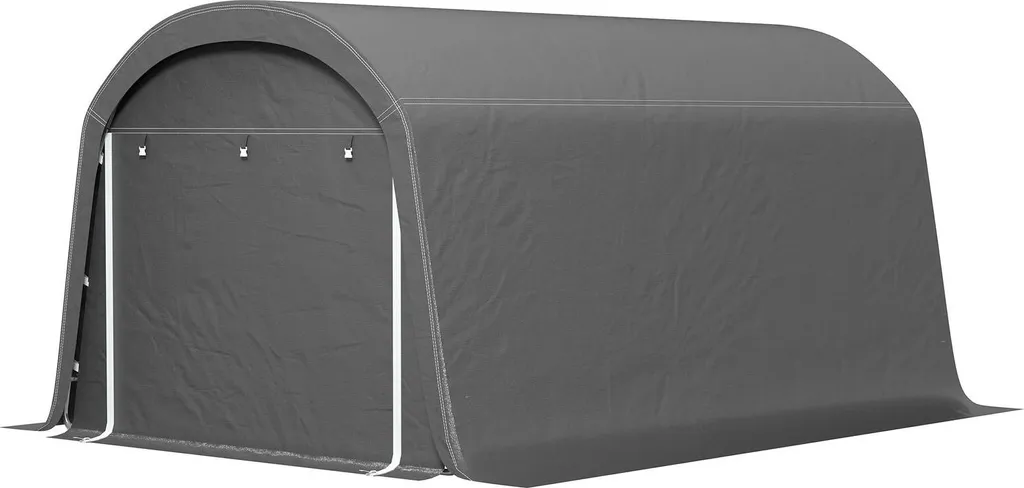 Tente de rangement pour vélos gris foncé 300x450x230cm abri étanche