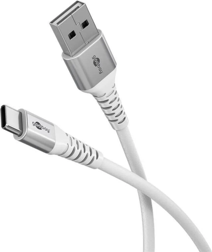 Goobay 74532 Cavo USB-C 3m Bianco: Design e Comfort Supersoft
