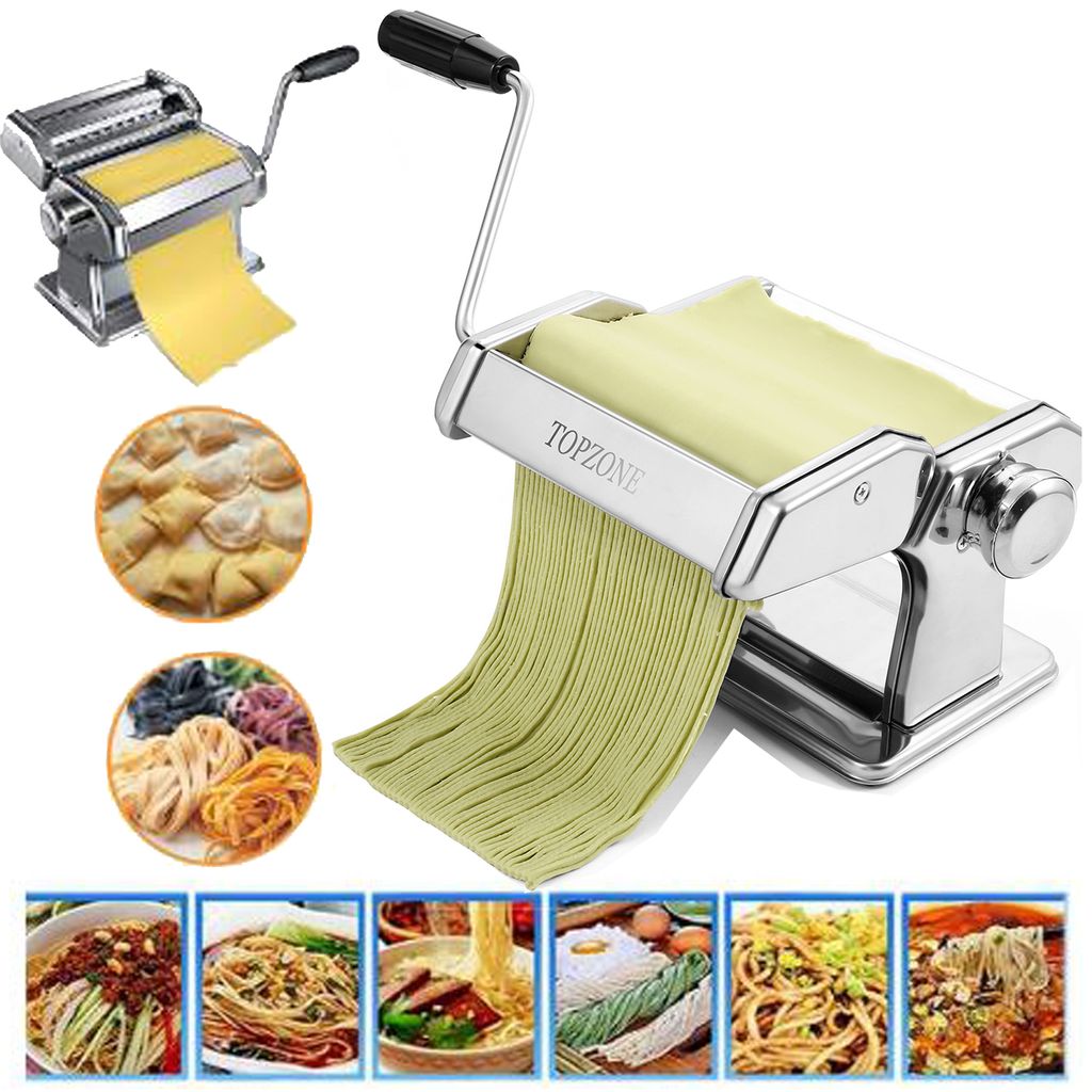 Küche Pasta Nudelmaschine Edelstahl Pasta Teig Maschine Pastamaschine Set 