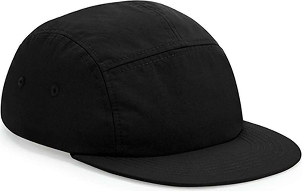 Beechfield B659 | Outdoor 5 Panel Camper Cap - Farbe: Black - Größe: One Size