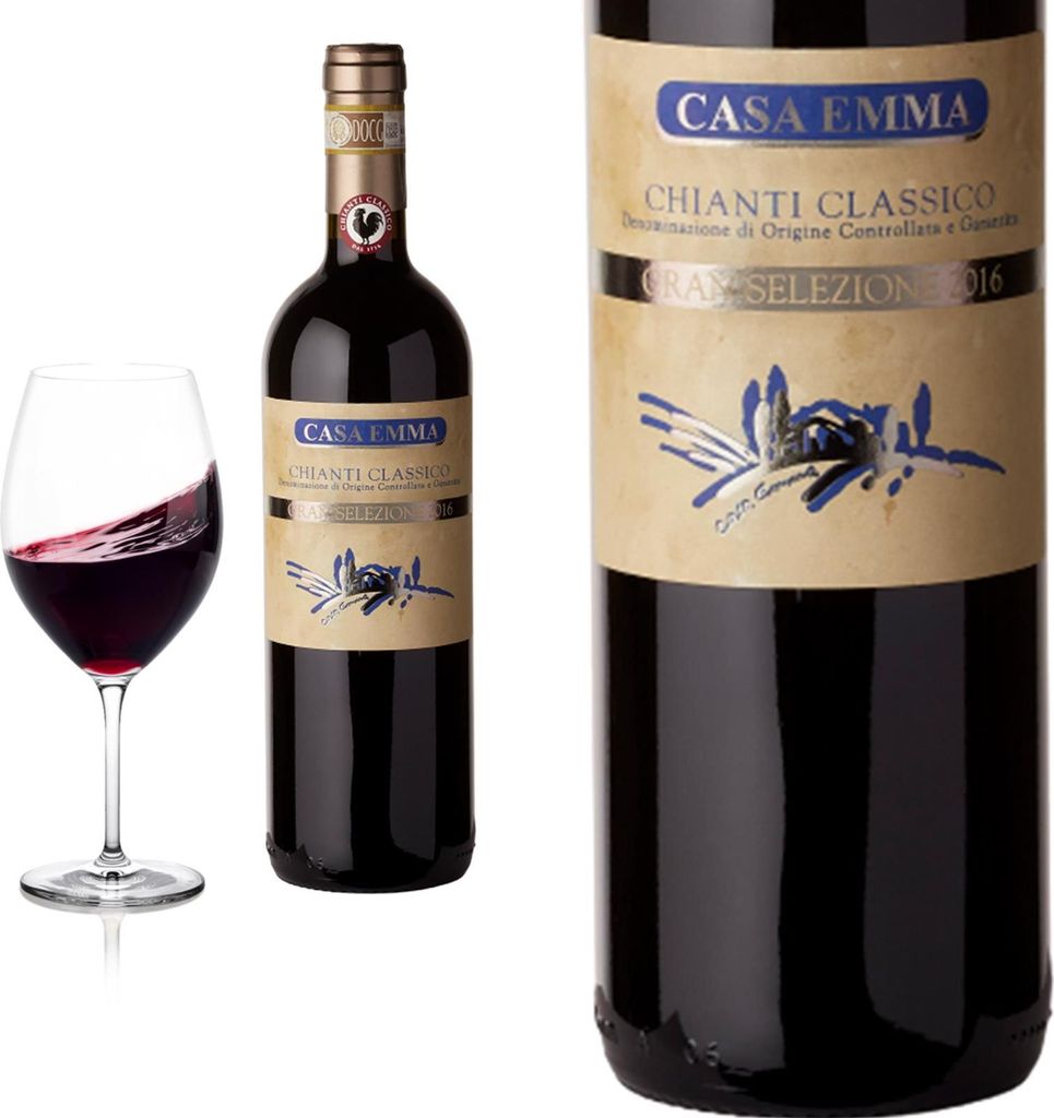 2017 Chianti Classico Gran Selezione DOCG von Casa Emma - Rotwein