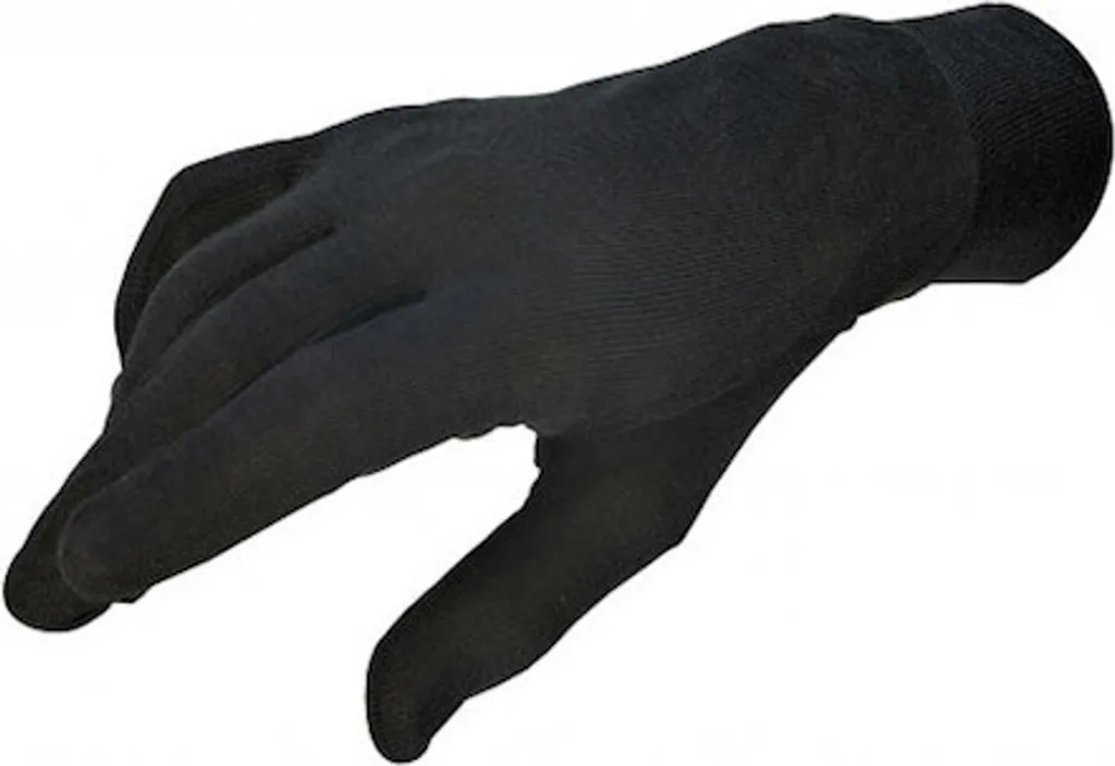 Sous-gants de moto fins en soie Dainese Silk noir pour motard XL