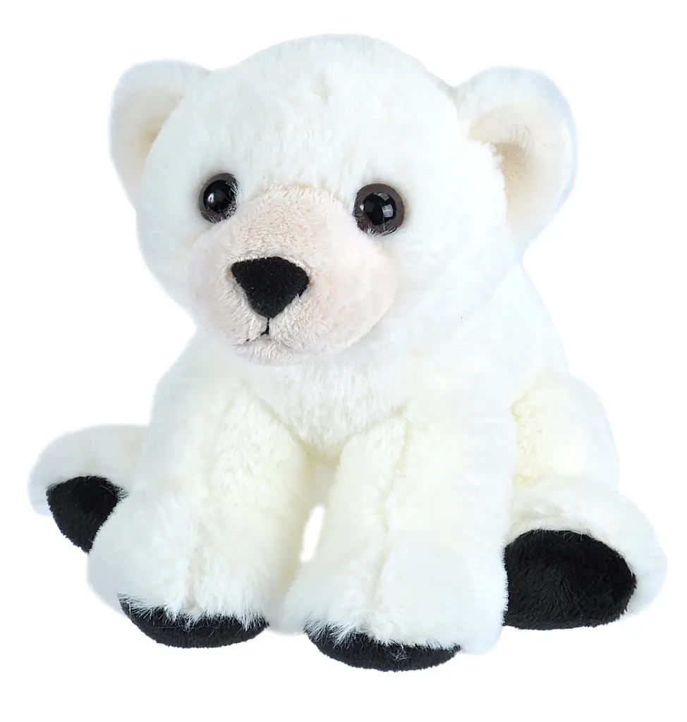 Peluche Ours Polaire pour Enfant - Doudou Animal de la Banquise Souple