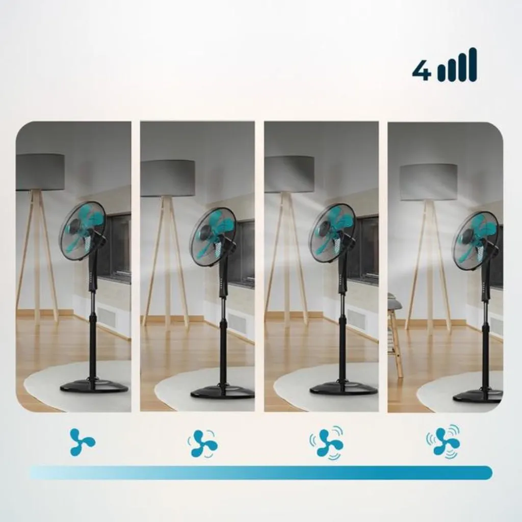 Ventilateur connecté silencieux Cecotec avec application mobile 50W - 12