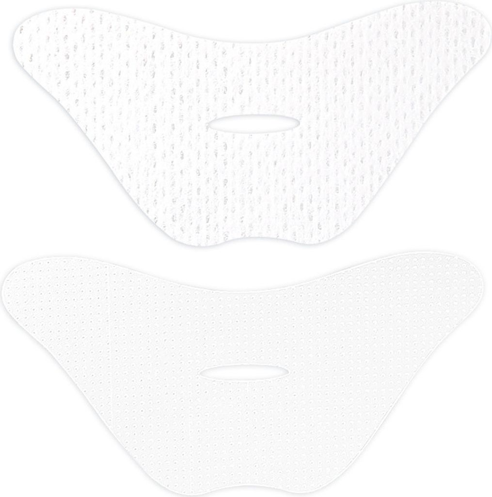 Two white anti-snoring mouth patches are shown against a white background.